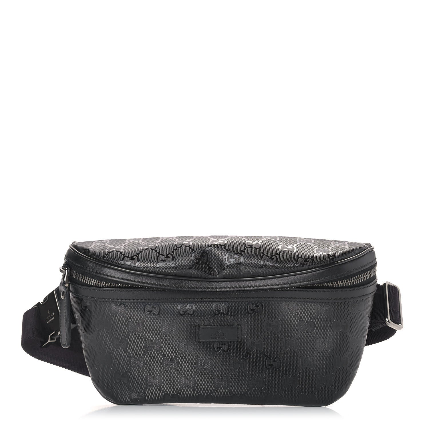 Gucci Imprime Monogram Belt Bag Black 1 of 9