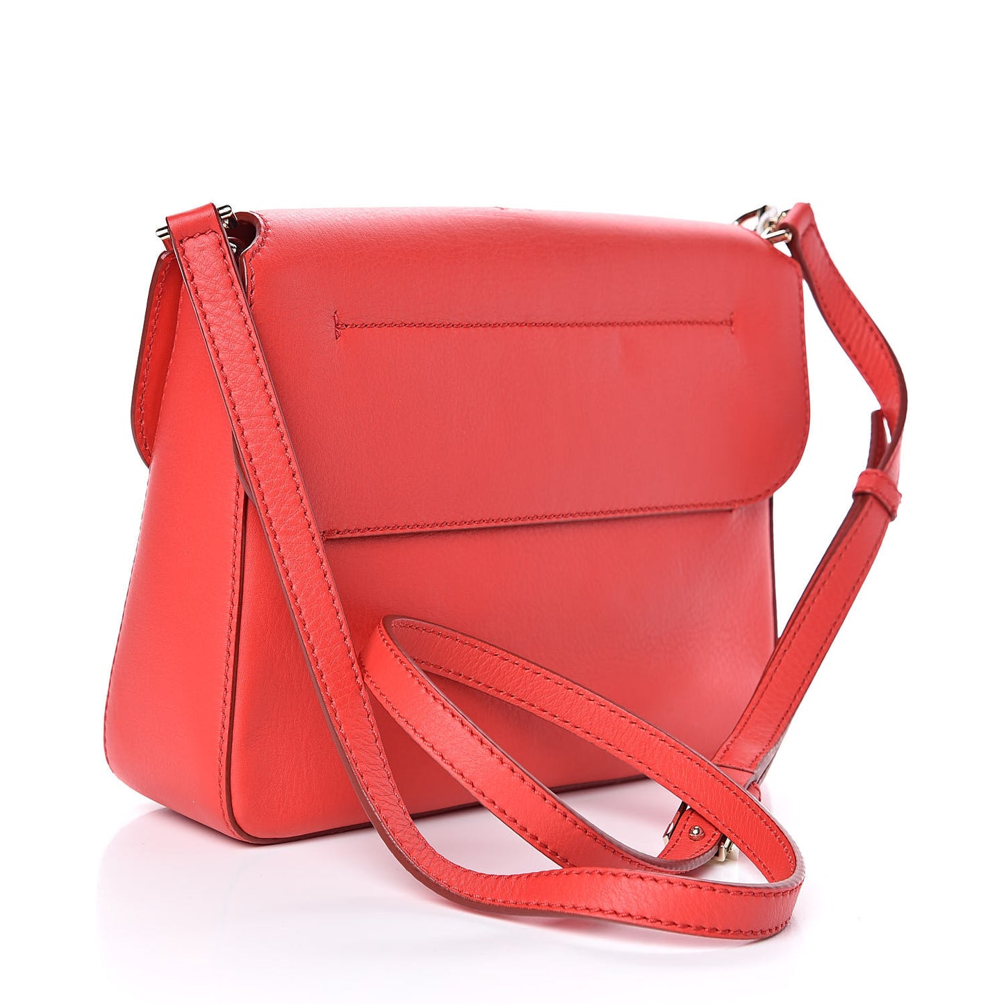 Calfskin Medium Nobile Shoulder Bag Red