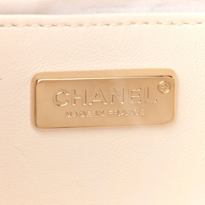 Chanel Feathers Lambskin Quilted Flap White 8 of 11