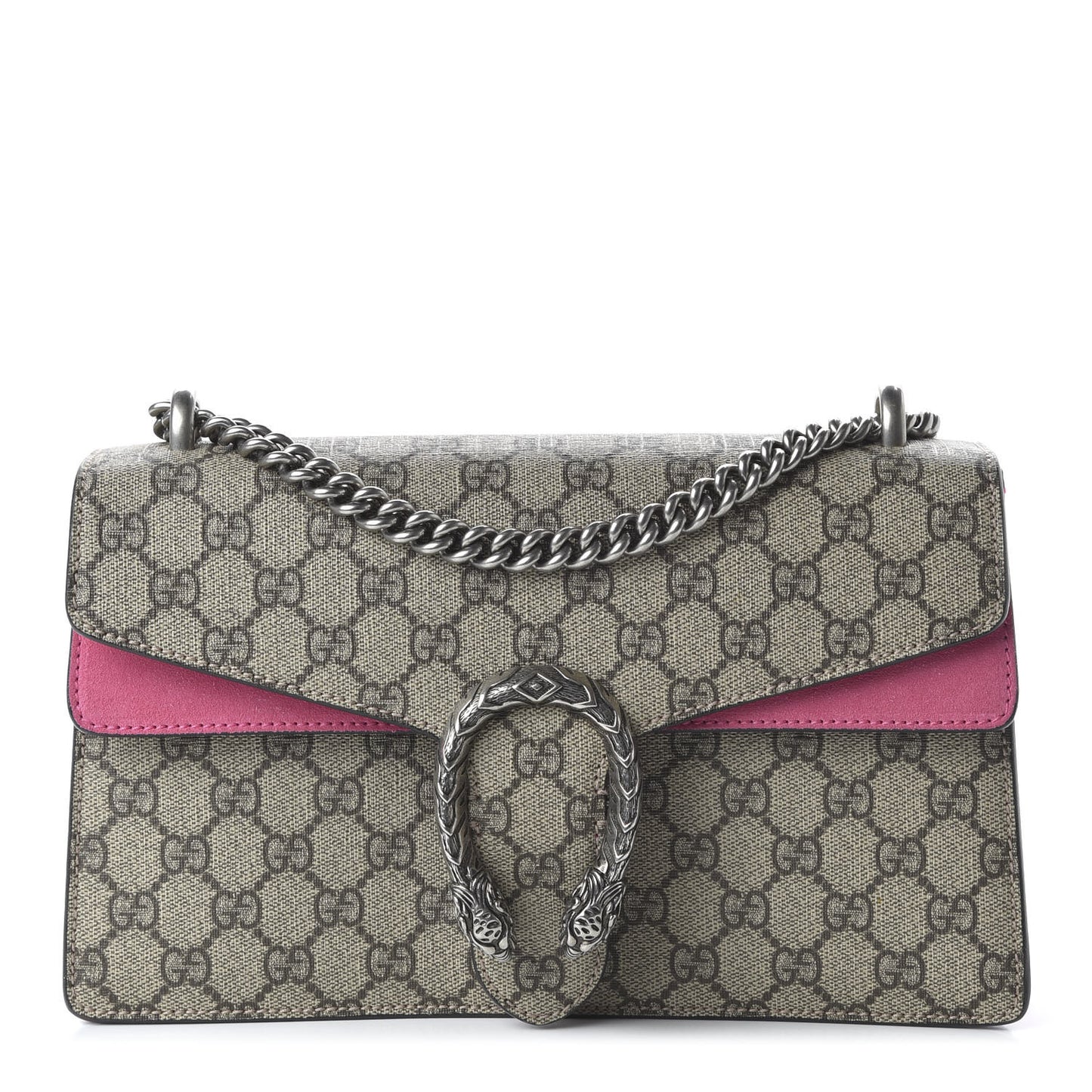 GG Supreme Monogram Small Dionysus Shoulder Bag Pink