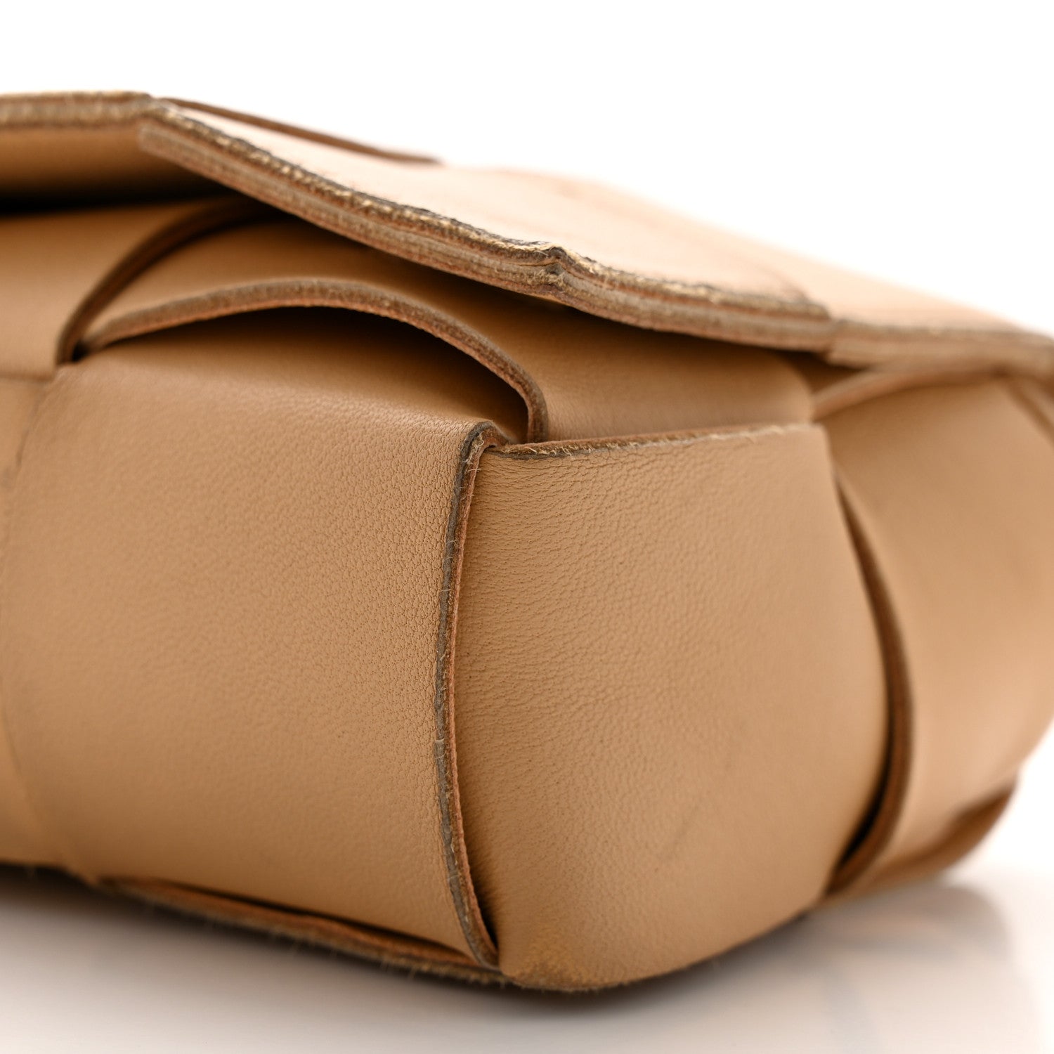 Bottega Veneta Nappa Maxi Intreccio The Belt Cassette Bag Almond 10 of 17