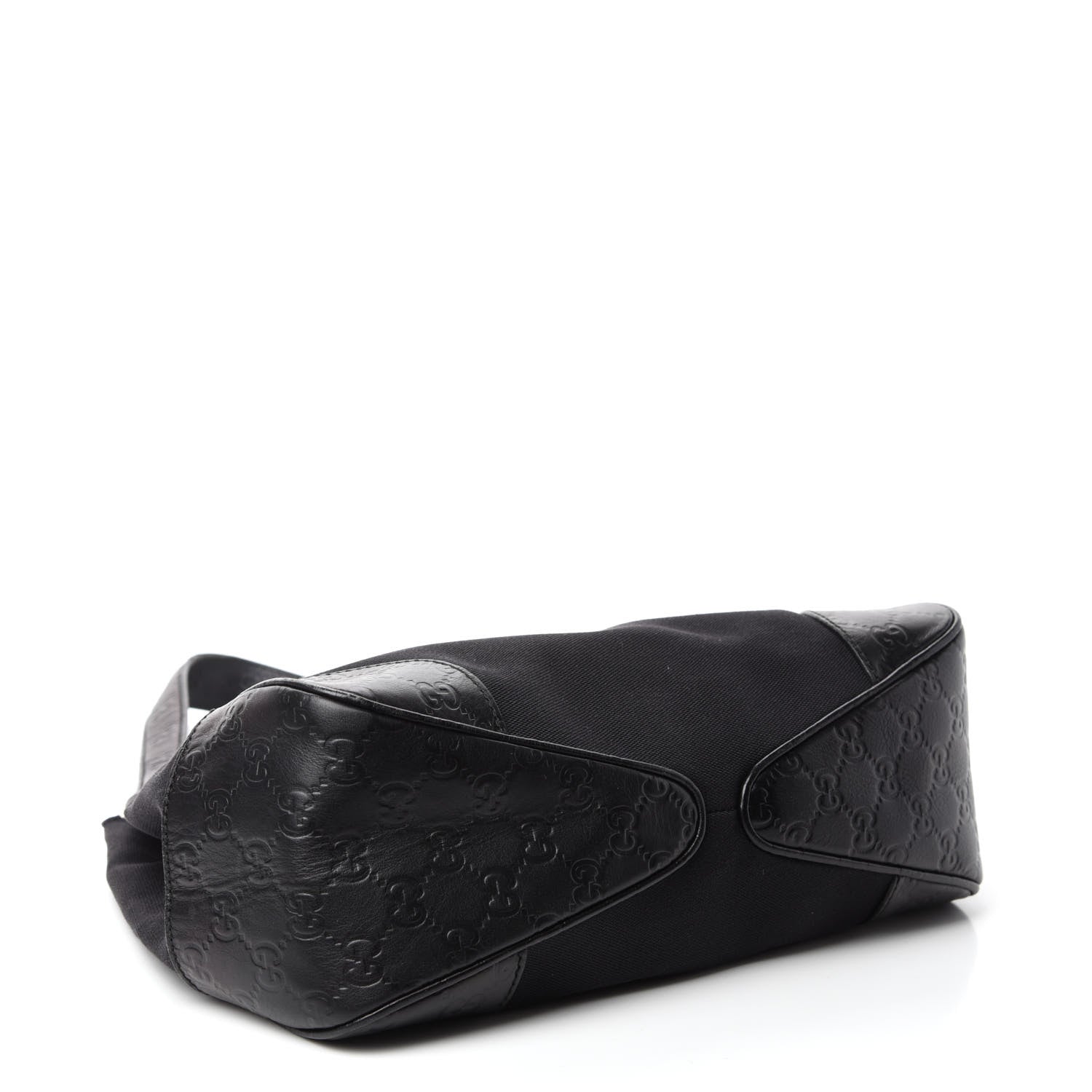 Gucci Canvas Guccissima Hobo Black 4 of 13