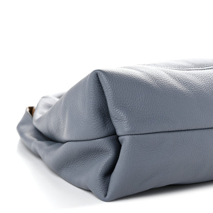 Gucci Grained Calfskin Softbit Maxi Shoulder Bag Foggy Grey 9 of 10