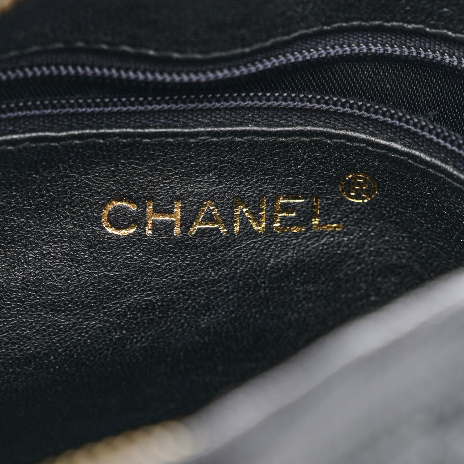 Chanel Lizard Quilted Small Tassel Camera Case Black 6 of 12