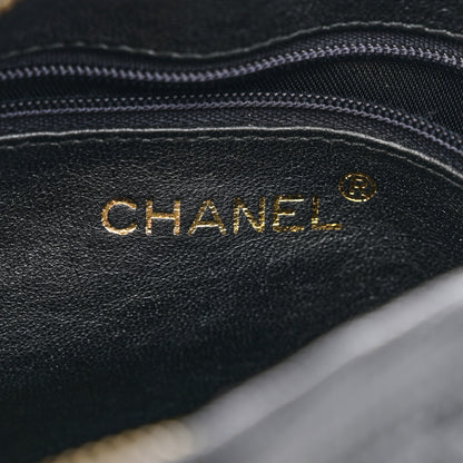 Chanel Lizard Quilted Small Tassel Camera Case Black 6 of 12