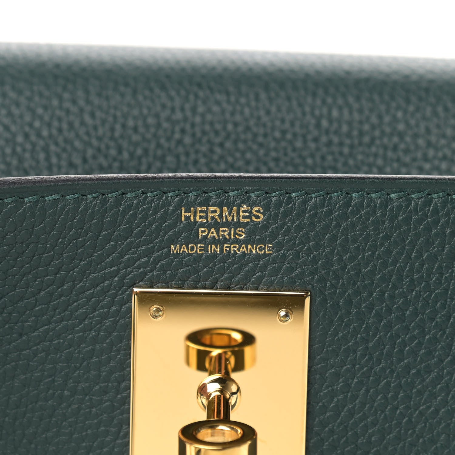 Hermes Togo Kelly Retourne 28 Vert Cypress 6 of 11