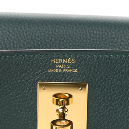 Hermes Togo Kelly Retourne 28 Vert Cypress 6 of 11