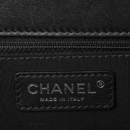 Chanel Calfskin Quilted Large Shopping Tote Black 7 of 9