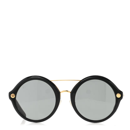 Louis Vuitton Acetate Round Sunglasses Z1052E Black 2 of 9