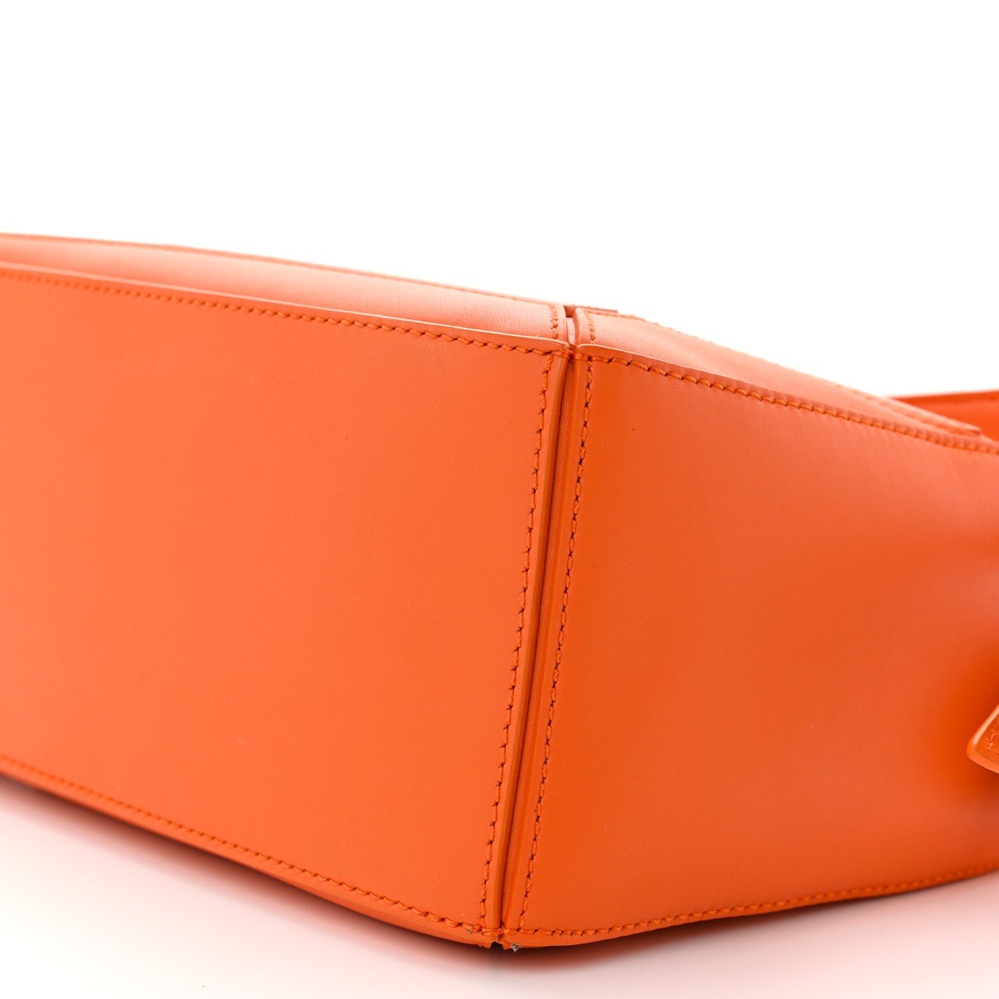 X HOWLS MOVING CASTLE Satin Calfskin Small Calcifer Puzzle Orange