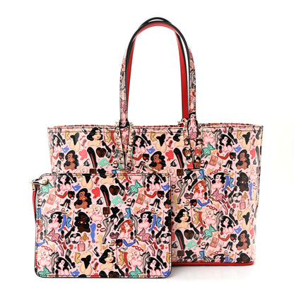 Christian Louboutin Patent Calfskin Small Dita Cabata Tote Red 3 of 11