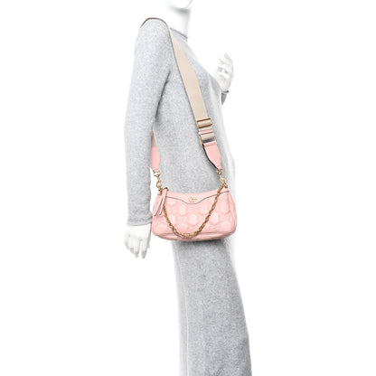 Gucci Calfskin GG Matelasse Chain Handbag Perfect Pink Natural 2 of 11