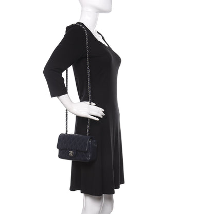 Chanel Caviar Quilted Mini Rectangular Flap Navy 2 of 10