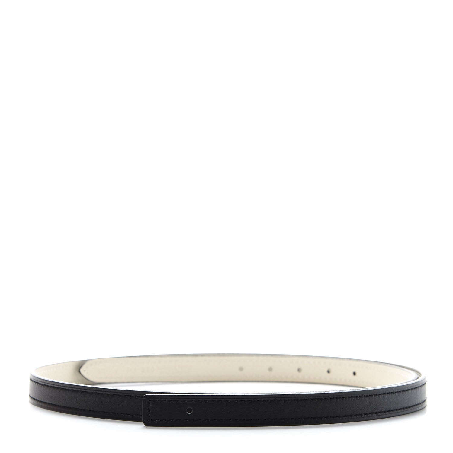 Hermes Swift Epsom 13mm Belt Strap 80 Black Craie 6 of 6