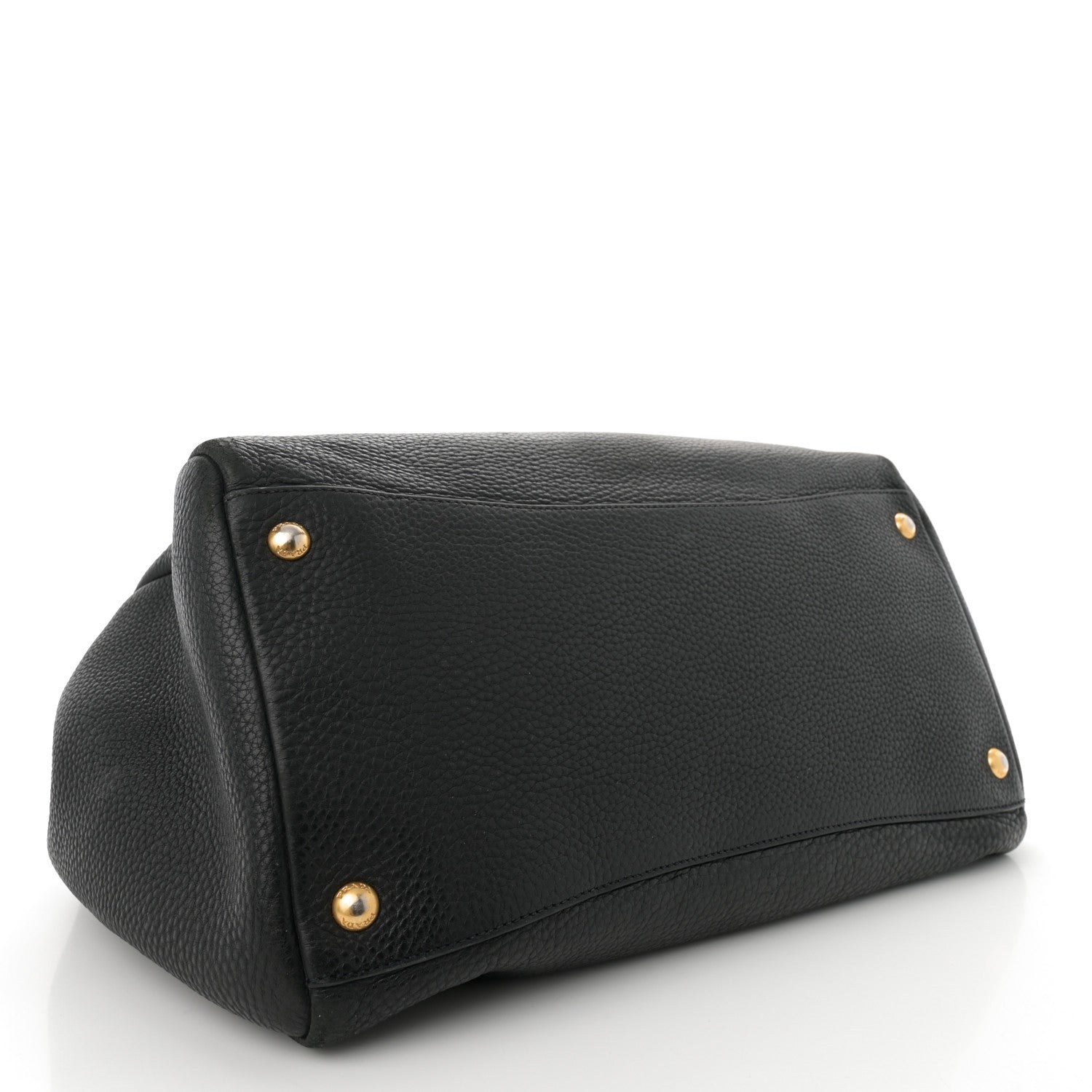Prada Vitello Daino Shopping Satchel Black 4 of 15