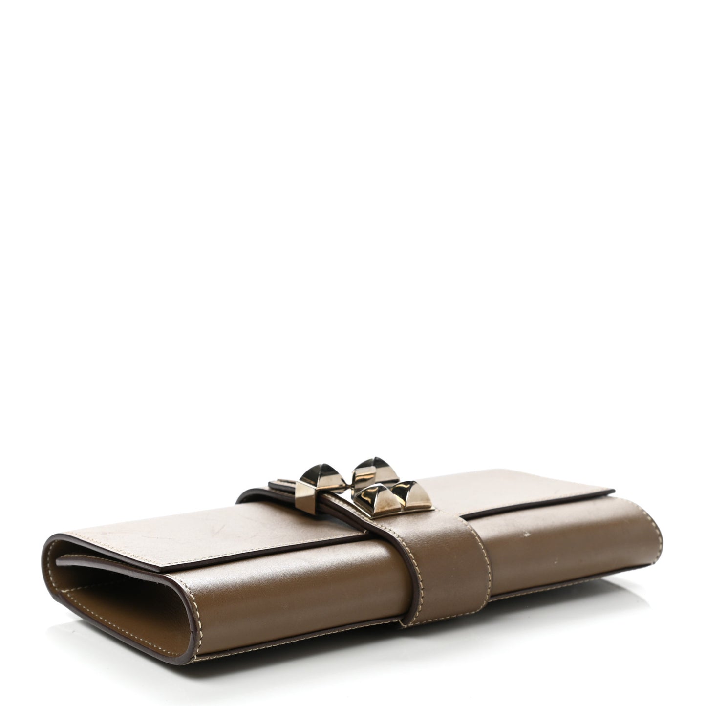 Tadelakt Medor 23 Clutch Etoupe
