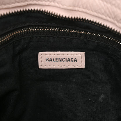 Balenciaga Agneau Classic Silver Hardware S City Logo Strap Light Rose White 8 of 20