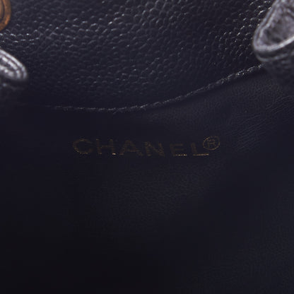 Chanel Caviar CC Drawstring Shoulder Bag Black 6 of 8