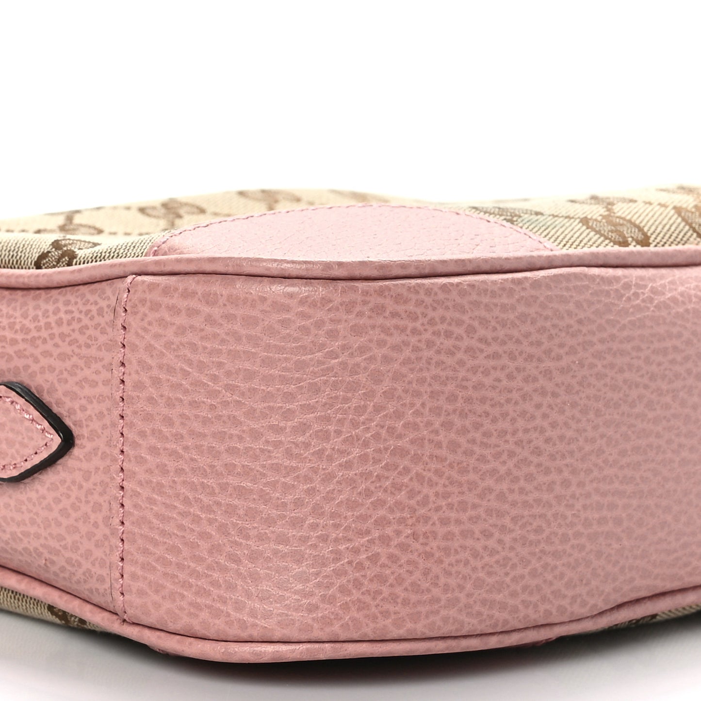 Monogram Mini Bree Messenger Bag Beige Soft Pink