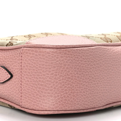 Gucci Monogram Mini Bree Messenger Bag Beige Soft Pink 9 of 10