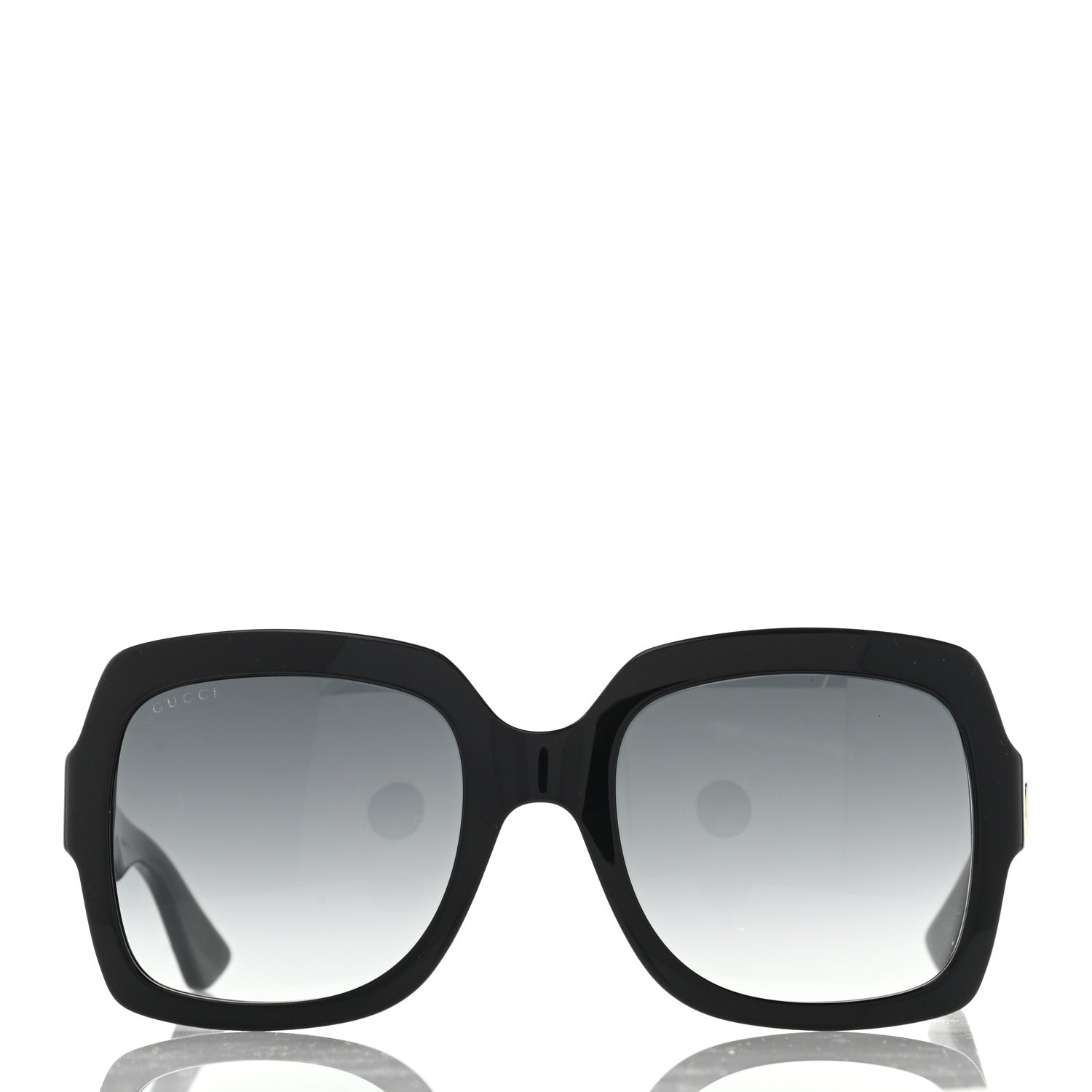 Gucci Acetate Square Frame Sunglasses GG0036S Black 2 of 8