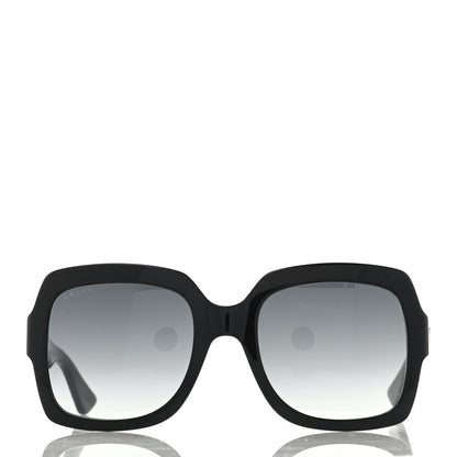 Gucci Acetate Square Frame Sunglasses GG0036S Black 2 of 8
