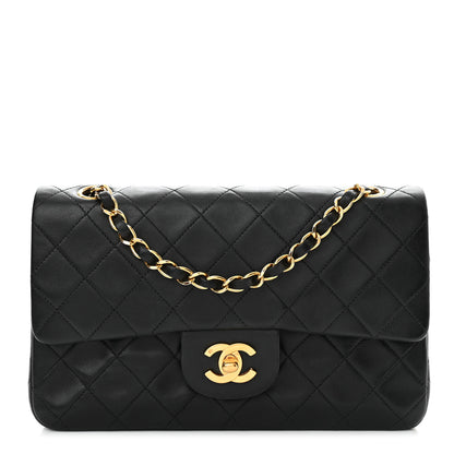 Chanel Lambskin Quilted Small Double Flap Black 1 of 18