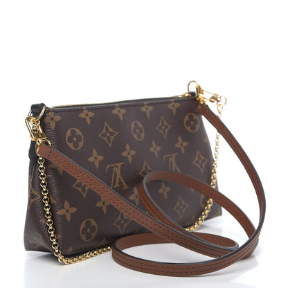 Louis Vuitton Monogram Pallas Clutch Blue Marine 3 of 11