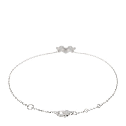 Van Cleef & Arpels 18K White Gold Diamond Mini Frivole Pave Bracelet 2 of 4