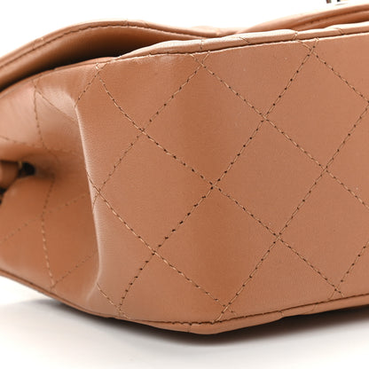 Chanel Lambskin Quilted Mini Square Flap Brown 8 of 9