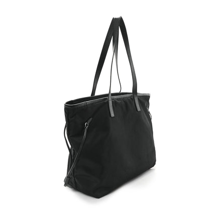 Prada Tessuto Nylon Saffiano Shopping Tote Black 3 of 11