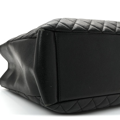 Chanel Caviar Quilted Grand Shopping Tote GST Black 10 of 13