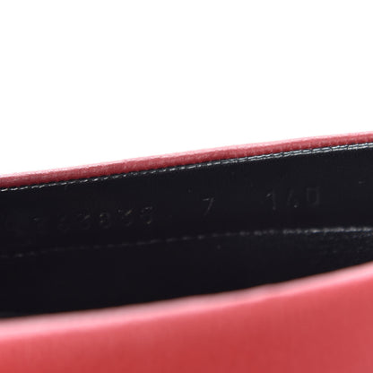 Gucci Calfskin Web Mens Driver Loafers 7 Red 10 of 11