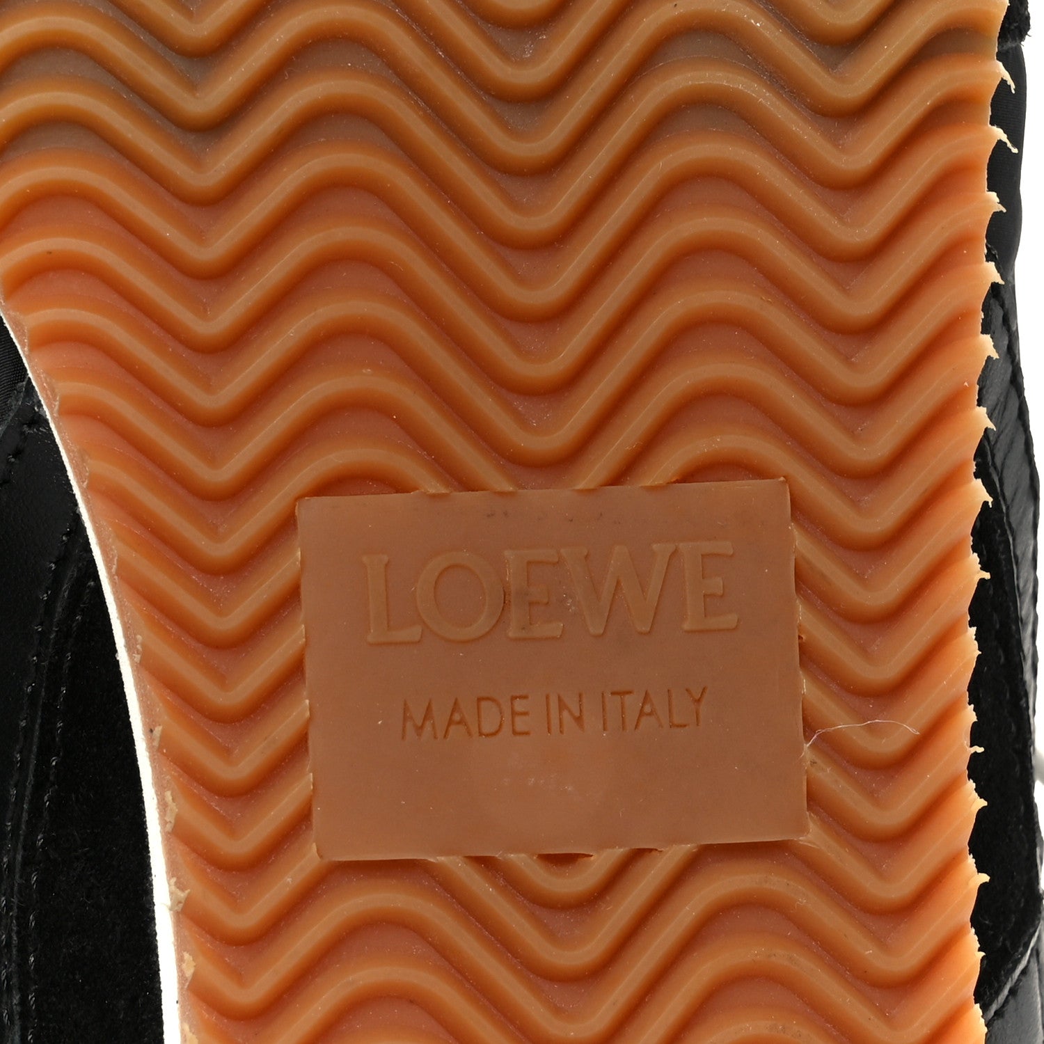 Loewe Nylon Suede Ballet Runner Sneakers 39 Black 7 of 9