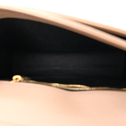 Saint Laurent Lambskin Quilted Mini Becky Chain Bag Gold Sand 5 of 13