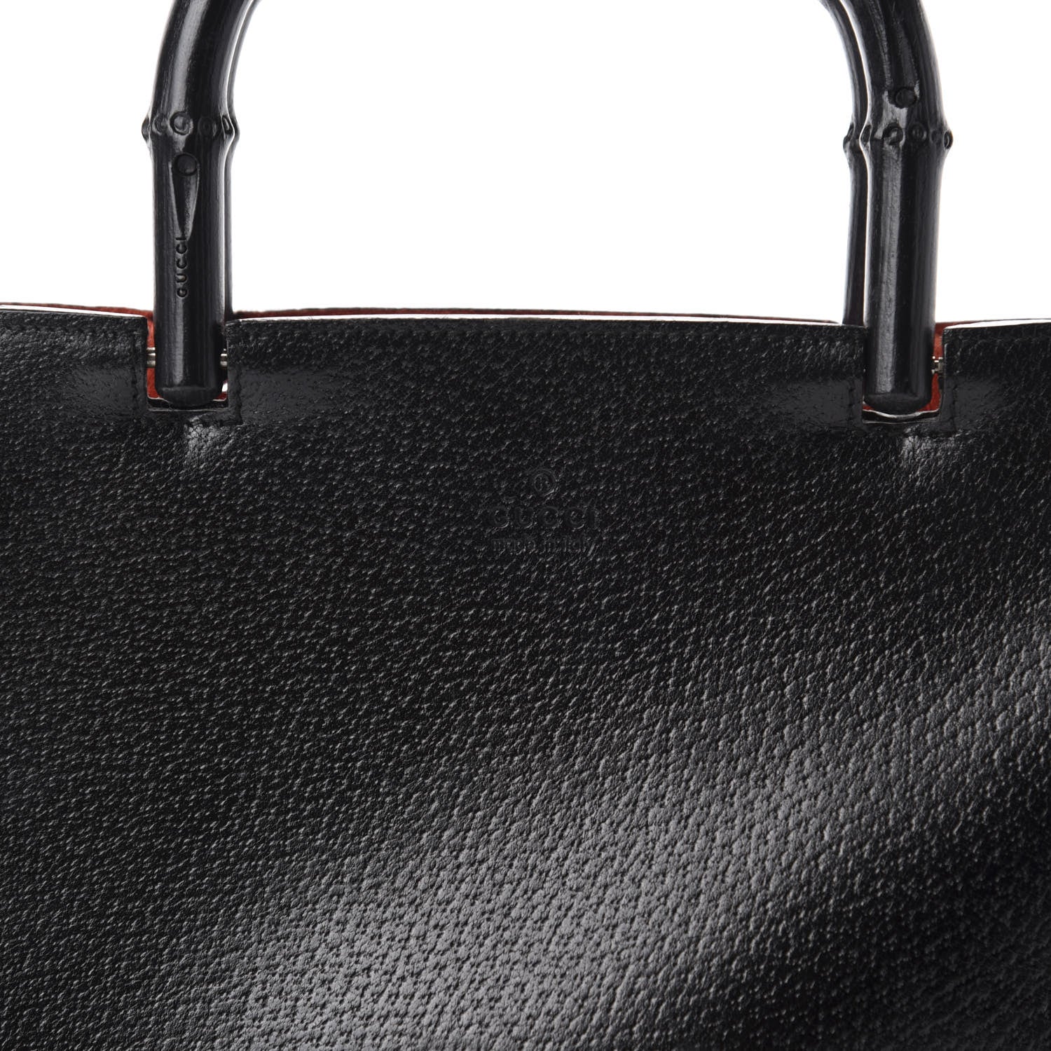 Gucci Cinghiale Bamboo Tote Black 10 of 10