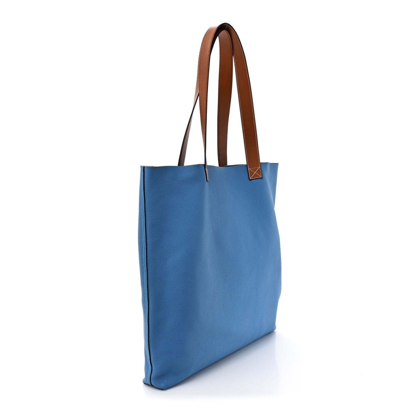 Calfskin Dans Le Vert Large Tote Blue