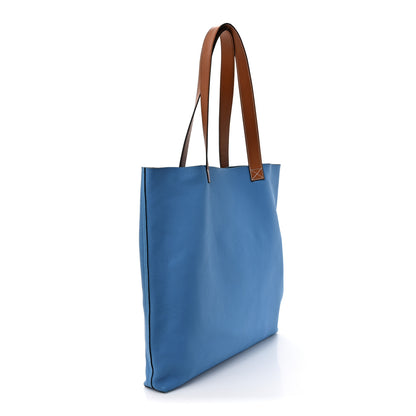 Gucci Calfskin Dans Le Vert Large Tote Blue 4 of 13