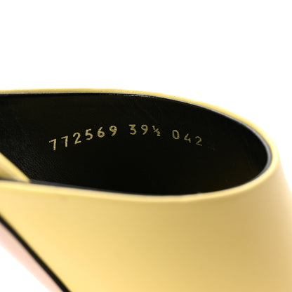 Gucci Malaga Kid Interlocking G Sandals 39.5 Banana 9 of 10