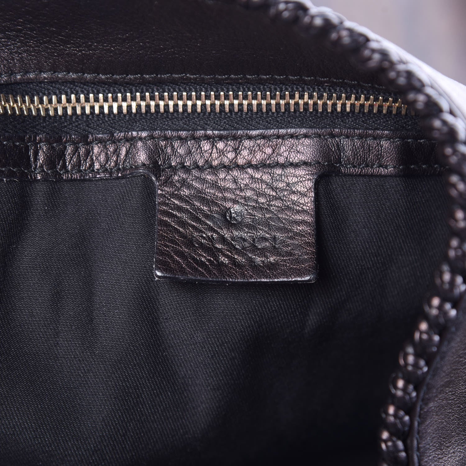 Gucci Calfskin Large Horsebit Chain Hobo Bronze 6 of 14