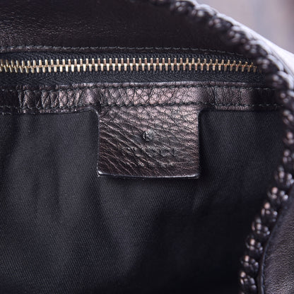 Gucci Calfskin Large Horsebit Chain Hobo Bronze 6 of 14