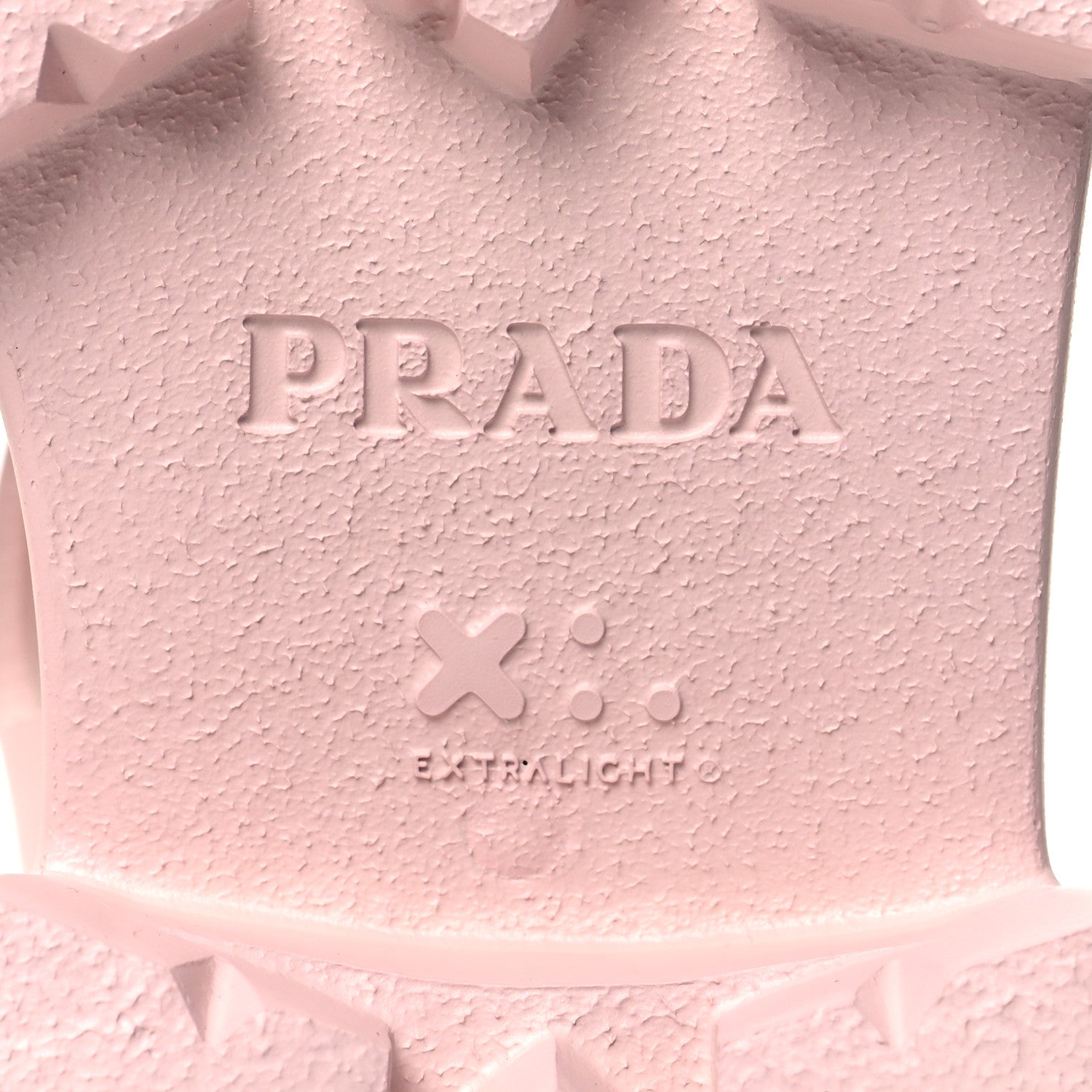 Prada Foam Rubber Metal Triangle Logo Monolith 55mm Cage Sandals 40 Alabastro 7 of 9