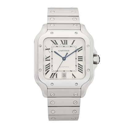 Cartier Stainless Steel 39.8mm Santos De Cartier Automatic Watch 1 of 6