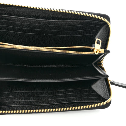 Louis Vuitton Empreinte Zippy Wallet Black 5 of 7