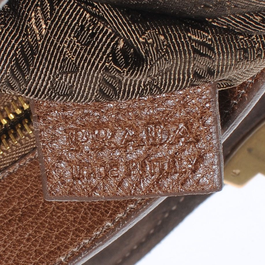 Prada Cervo Pietre Jeweled Shoulder Bag Cammello Sfumata 9 of 11