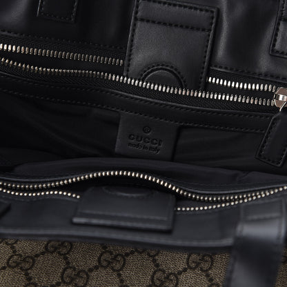Gucci Soft GG Supreme Monogram Web Vertical Tote Black 8 of 10