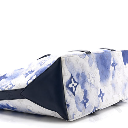 Louis Vuitton Monogram Watercolor New Tote GM Blue 8 of 10