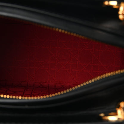 Christian Dior Lambskin Cannage Medium Lady Dior Black 4 of 9