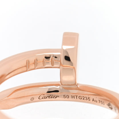 Cartier 18K Pink Gold Juste Un Clou Ring 50 5.25 4 of 5