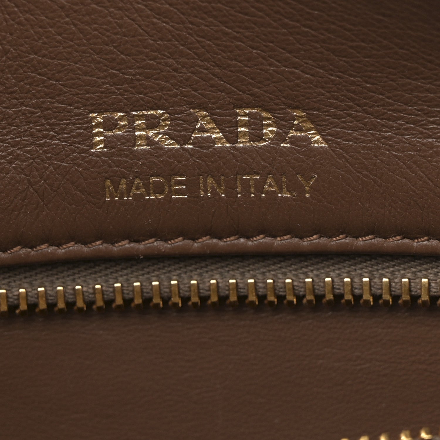 Prada Vitello Daino Soft Large Zippered Messenger Hobo Caramel 6 of 12